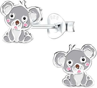 Schmuck23 Paar Ohrstecker Knder Ohrrnge Panda Bär 925 Slber