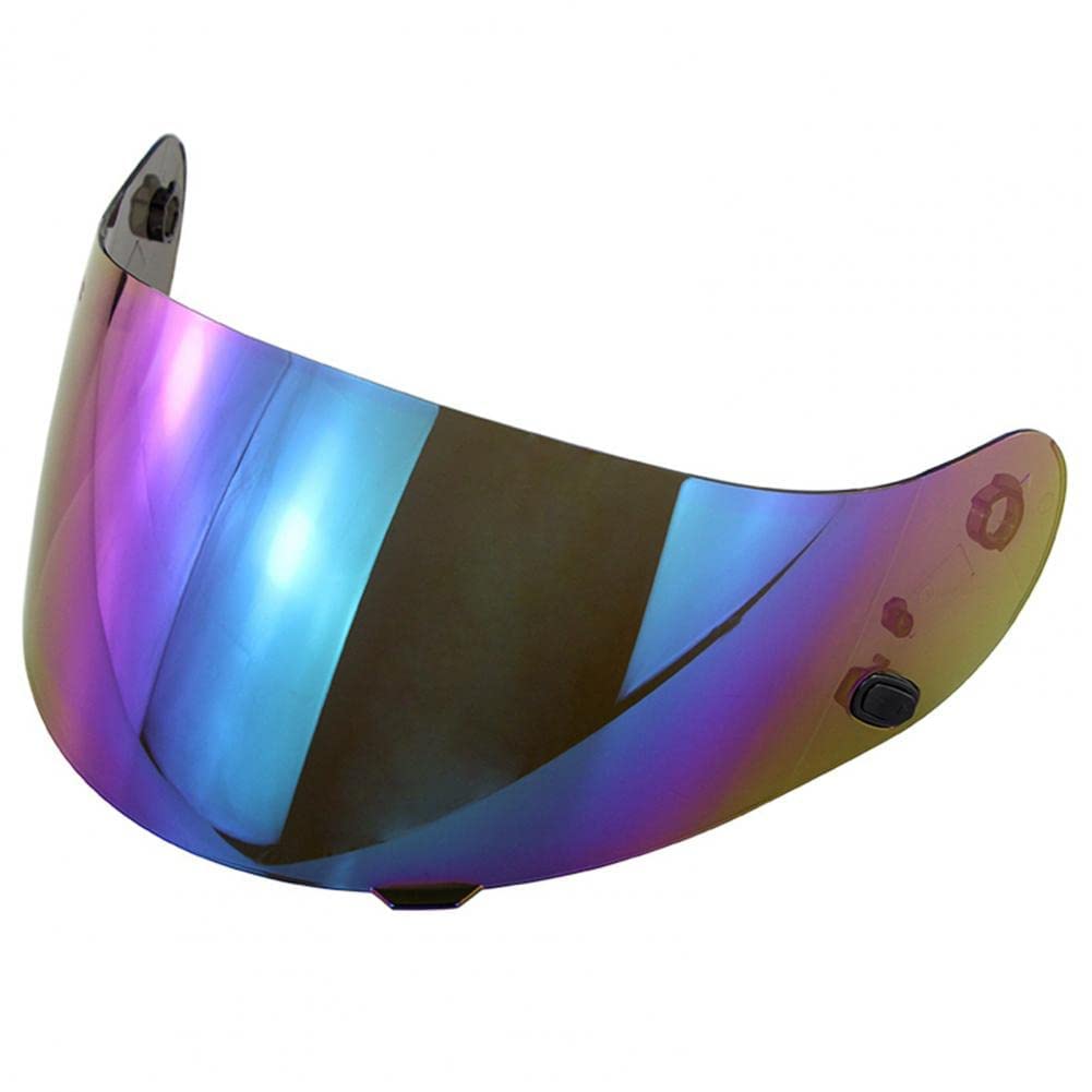 Lente per casco da moto, , Lente visiera del casco moto, obiettivo ad alta flessibilità dell'obiettivo UV. Protezione Cassaforte Full Face Motorcycle Casmet Lens Fit Compatibile con CL-16 / CL-17 / CL