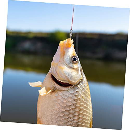 Totority 100pcs Bass Fishing Rig Steel Leader Snap Wire Trace Leader Rig Tackle miniatura 3
