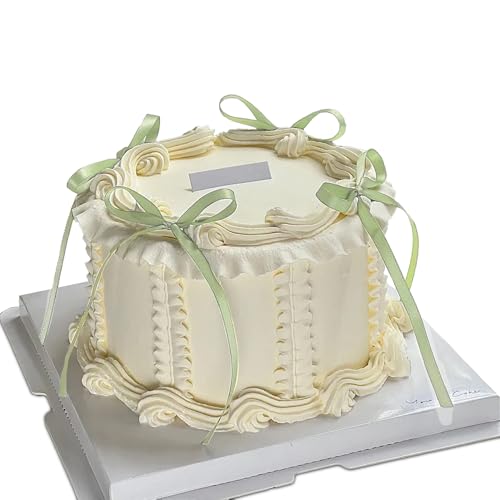 Sage Green Bow Cake Toppers