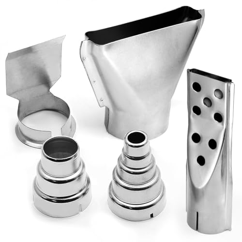 Kyuionty 5 Pcs Heat Gun Nozzles Kit