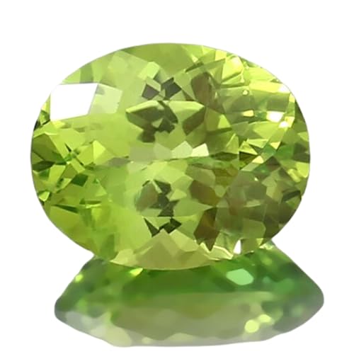 Saphir naturel vert Ceylan 10x8mm pour remplacer une pierre perdue ou customiser un bijou