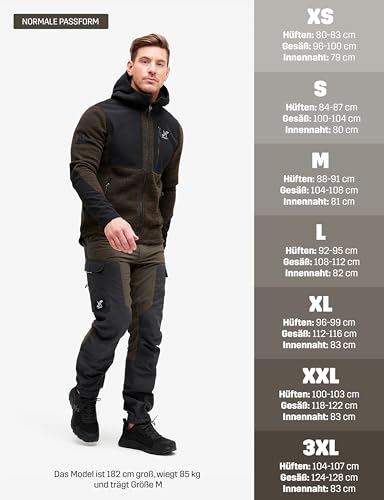 RevolutionRace Herren RVRC GP Pants, Hose zum Wandern und für viele Outdoor-Aktivitäten, Mud, L