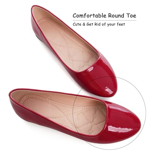 Image of SAILING LU Casual Shoes for Women Dressy Ballet Flats | Comfort Fit, Work Shoes,Casual for Women, Slip-Ons Loafers