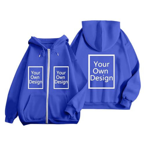 Custom Cardigans for Women Customized Add Your Text Photo Design Front or Back Personalized Casual Full Zipper Jackets