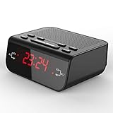 Especificaciones: radio reloj despertador creativo, reloj despertador, escritorio, radio enchufable FM FM, reloj despertador, reloj de escritorio, tipo de alimentación: fuente de alimentación externa, material de la carcasa: plástico