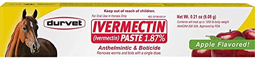 Ivermectin Paste - Horse Wormer 1 tube 6.08 grams