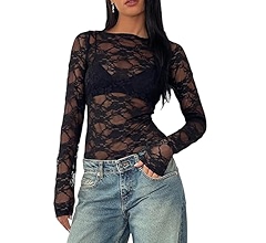 トップス DOT LACE SEE-THROUGH TOP (HIGH NECK) Dot lace see-through top (high neck)