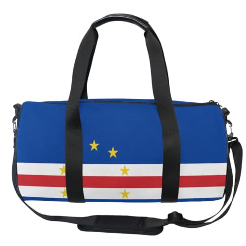 Bolsa redonda de Cabo Verde para tus viajes diarios con tela resistente