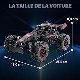 Acammzar monster truck 1/18 rouge avec phare, 20 km/h annoncés photo 6
