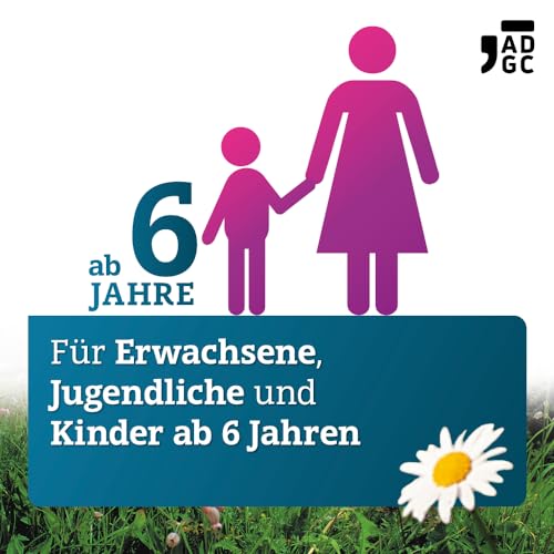 Cetirizin-ADGC® - 50 Stück - Allergie-Tablette mit schneller und langanhaltender Wirkung gegen Allergien, Heuschnupfen, Nesselsucht und tränende Augen - für Erwachsene und Kinder ab 6 Jahren