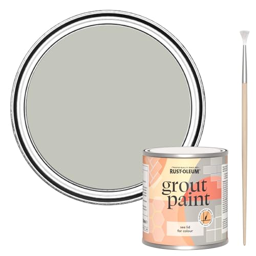 Rust-Oleum Grey Ultra-Durable Grout Paint - Tyne Fog 250ml