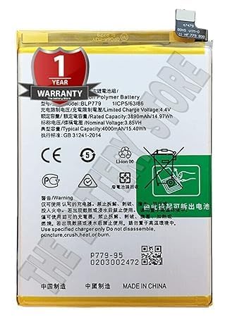 Image of Original BLP779 Battery for Oppo F17 PRO / A92S / A93 2020 F17 PRO /Reno 4 Z 5G Battery with 1 Year Warranty ****(B00200)