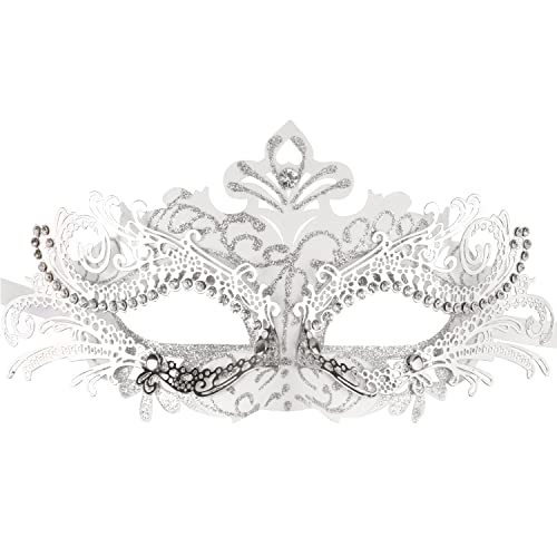 Image of Coddsmz Couple Masquerade Mask Set - Venetian & Mardi Gras Mask for Women & Men