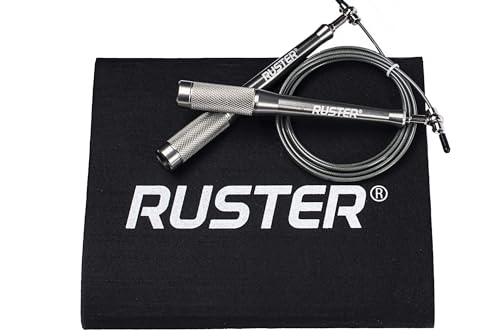 RUSTER SpeedofLight Comba Cross Training, Fitness, Boxeo - Cuerda de Saltar Profesional Aluminio Ajustable