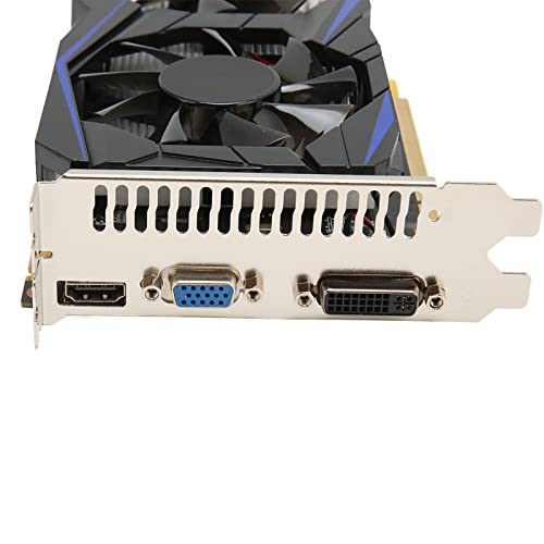 Karta Graficzna do Gier GTX 550 Ti, 6 GB GDDR5 192 Bit, PCI Express 2.0, GPU do Komputera Karty Graficzne do Komputera z Podwójnym Wentylatorem, HDMI, VGA, DVI, dla DirectX11