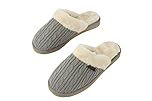 PRO 11 Wellbeing Orthotic Knit Slippers 5 UK Grey