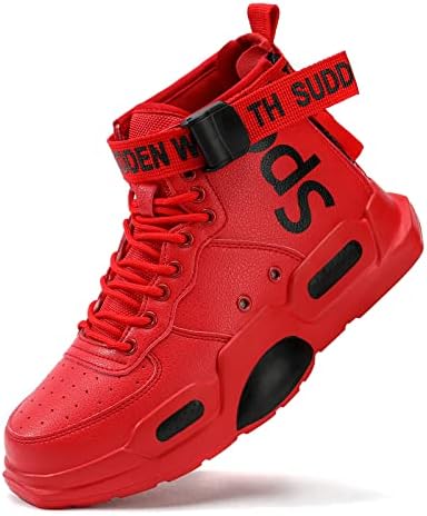 XIDISO Fashion Mens Women Sneakers High Top