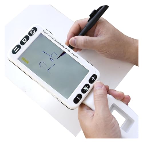 Lupa digital con zoom 2X-48X, 26 modos de color, visor de mano recargable para leer, manualidades, TV