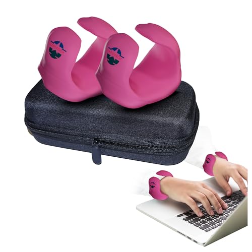 EXPOPROX Reposamuñecas para juegos para teclado, alfombrilla de mouse, laptop y PC o soporte para jugadores. (rosa, X-XL)