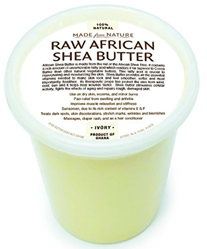 Made From Nature's Raw Unrefined African Shea Butter Selections !!! (8 Oz, 16 Oz, 32 Oz)- Grade a Premium Shea Butter From Ghana - Use on Acne, Eczema, Stretch Marks, Rashes -