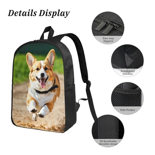 Mochila escolar de corgi EdWal para evitar carga pesada en la espalda 5