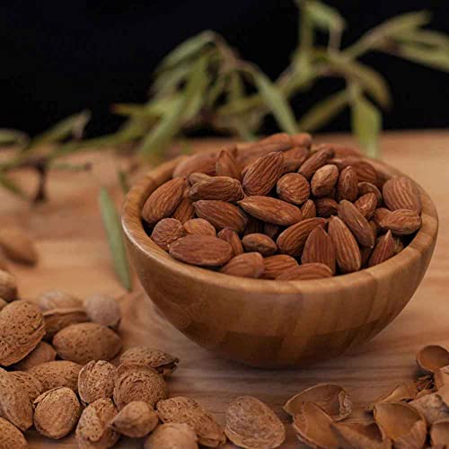 Image of Paper Boat Premium Smoked and Roasted Almonds Himalayan Pink Salt, Healthy Snack - Salted Badam, Reusable Jar 1Kg