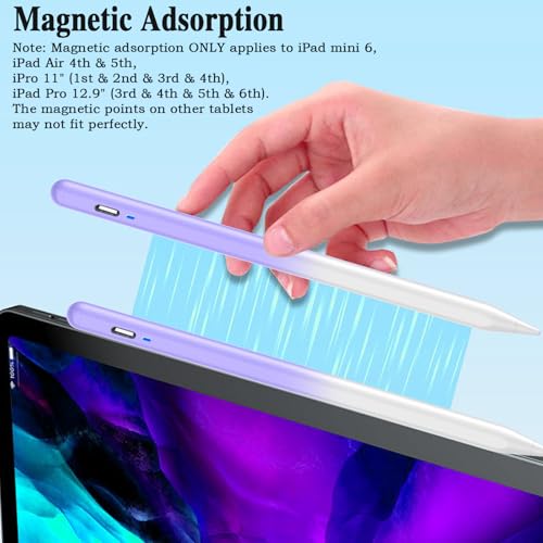 Image of Stylus Pen for Android Tablet,Tablet Pencil for iOS /Android,Stylus Pen for iPhone /Samsung /XiaoMi /Huawei /Vivo /Lenovo and Other Android Smartphones and Tablets-Gradient Purple