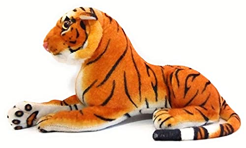 Purple Beats Eco Friendly Original Looking Premium Material Quality Soft Toy Tiger Wild Animal Organic Stuffed Animals Toys for Kids (32cm, Brown Tiger) (B0CY8DN3B3) Amazon Price History, Amazon Price Tracker