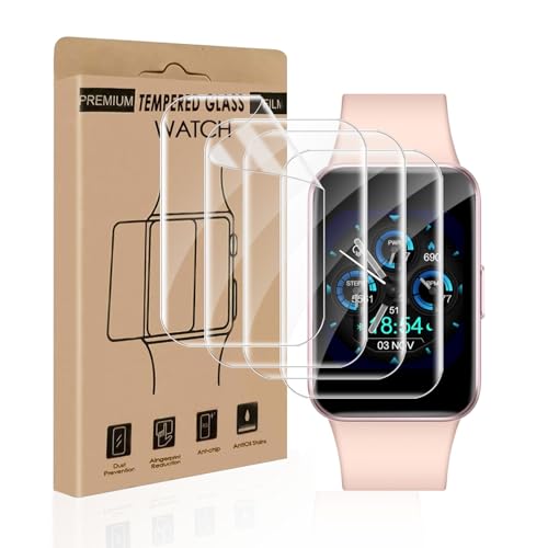 Bodyguard 4 Stück TPU Schutzfolie für Panzerglas für Samsung Galaxy Fit 3, HD-Klar Frei von Kratzern Unzerbrechlich Kris...