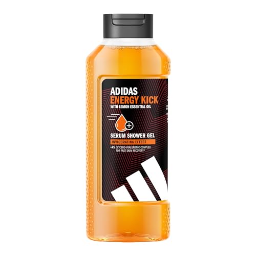 adidas Active Skin & Mind, Energy Kick Shower Gel, Docciaschiuma Uomo, 400 ml