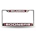 NCAA Oklahoma Sooners Laser Cut Chrome Plate Frame