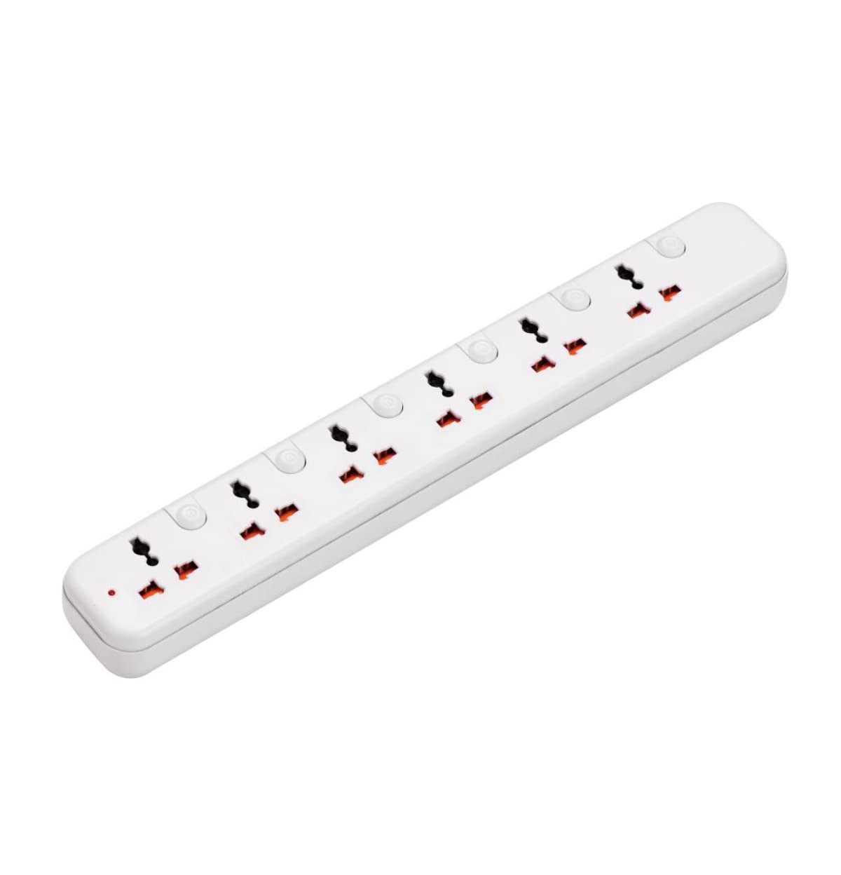 Philips CHP3461W Power Strips with 6 Universal Socket, Individual Control Switch, with Over Current Protection 1.4m Cable Length (White) (B0B4KGQHQ7) Amazon Price History, Amazon Price Tracker