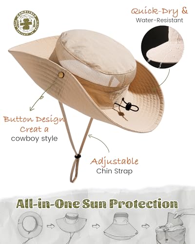 Sombrero tipo bucket unisex para pesca y senderismo miniatura 4
