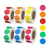 6 Different Colored Dot Stickers for Toddle… product image
