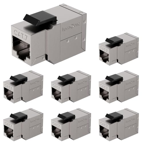 Connecteur Ethernet RJ45 Keystone CAT7 blindé 10Gbit/s pour panneau de brassage
