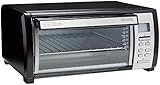 BLACK+DECKER TROS1000D Space Maker Under Counter Toaster Oven, Black/Stainless Steel