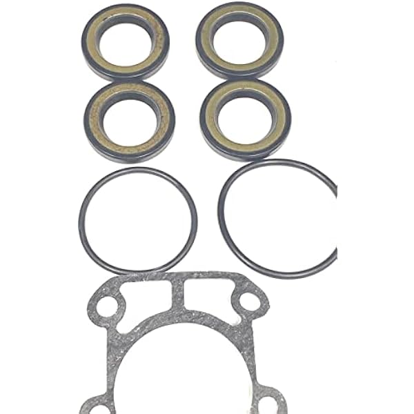 PARTSDEPOT Комплект уплотнений, нижний блок коробки передач, совместимый с Yamaha 75-90h, 3-цилиндровый, 688-W0001-20-00