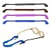 Produktbild 5 Stück lange 21,8 cm universelle Silica Brillen Brillen Brillen Halter Sonnenbrille Halter Gurt Sicherheitsbrille Hals Kordel Schnur Schnur Schnur Kette für Lesen Outdoor Sport (Farbe zufällig)