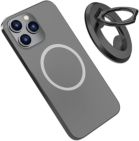 CYBERGUYS Magnetic Phone Ring Holder for MagSafe, Bottle Opener, Black