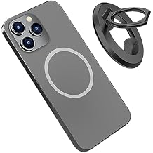 حامل خاتم الهاتف المغناطيسي CYBERGUYS لـ MagSafe، حامل حامل خاتم الإصبع المغناطيسي لفتحة الزجاجة، متوافق مع iPhone 16 15 14 Plus 13 12، Pro، Pro Max، Mini، ملحقات Mag Safe، أسود