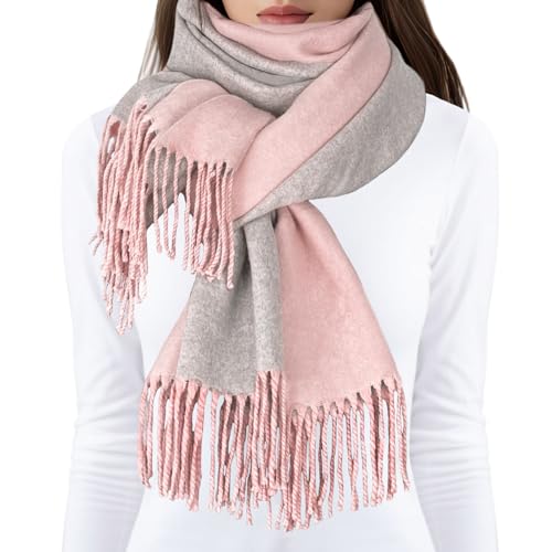 Winter Scarf for Women Pashmina Shawls and Wraps Ladies Cashmere Feel Reversible Scarves for Evening Wedding Dress