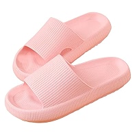 ZHOUYF Super Soft Shower Slippers - Quick-Dry, Non-Slip EVA Sandals For Men & Women, Open Toe