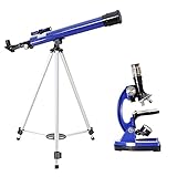 [REGALO PERFECTO]: conjunto perfecto para principiantes para niños interesados ​​en biología y astronomía, y compartirlo con familiares y amigos en tiempo real. Es un regalo ideal para niños adultos principiantes y astrónomos aficionados para explorar el cielo y el paisaje. Es perfecto para cumpleaños, Navidad, Halloween, Acción de Gracias, Pascua, etc.