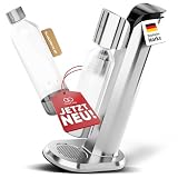 GrailOne Premium Wassersprudler mit Flaschen-Set – kompatibel mit Standard-CO₂-Zylindern...