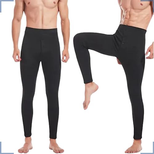 Meia Calça Segunda Pele Termica Masculino Frio Inverno Flanelada Forrada Preto