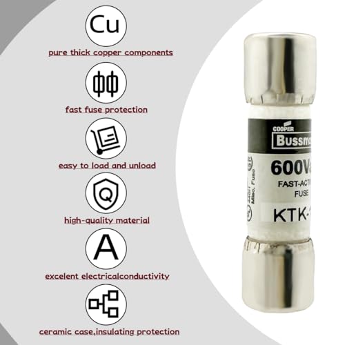 Image of DMM-44 /100 Multi-Meter Fuse Fast Acting Digital Multimeter Replacement Fuse (Pack of 10 Pieces)