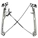 AutoandArt Brock Replacement Driver Front Manual Window Regulator Compatible with 1999-2007 Silverado Sierrra 2000-2006 Tahoe Yukon & XL Suburban