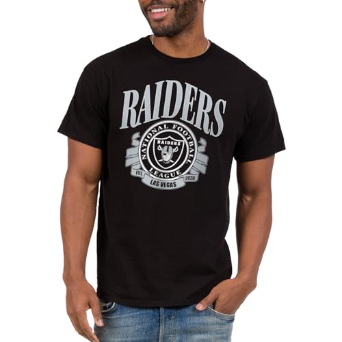 Camiseta NFL Junk Food estándar con cuello redondo y costuras reforzadas para diario