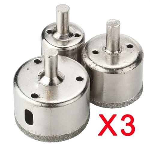 3 piezas broca diamante 28/38/45 mm para cerámica miniatura 2